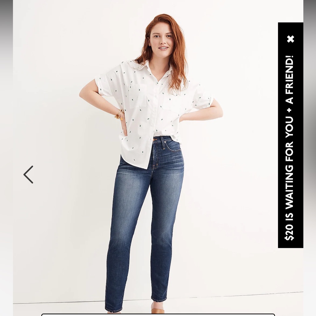 Madewell Slim Straight Jeans